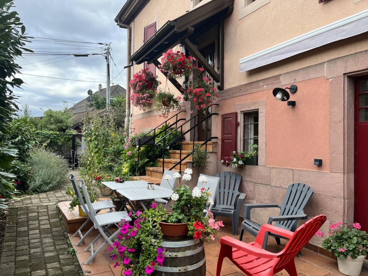 Gite La Glycine, Moderne Tres Propre 3 Lits Soultz-Haut-Rhin Kültér fotó